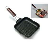 Steak Grill Non-Stick Delight Handle Folding 20x20 30 H&h