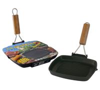 Steak Grill Risoli Non-Stick Waffle Maker Handle Folding 26x26 CM