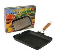 Steak Grill Risoli Non-Stick Waffle Maker Handle Folding 36x26 CM