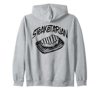 Steaketarian - Funny Pun Carnivore Steak Meat Lover Zip Hoodie