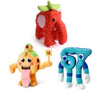 Steal A Brainrot Plush,67 Plush Toys Strawberry Elephant & Esok Sekolah Toy | 3Pcs Italian Brainrot Stuffed Animal Dolls,Perfect Soft Plushies Toy Gift for Kids Adults Fans Decoration And Collection