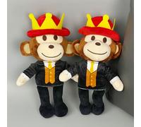 Steal Brainrot A Jandel Hat Monkey Plush Toy Animal Decoration Doll Stuffed