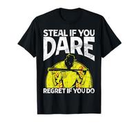 Steal If You Dare Softball Catcher Game Day Vibes Softball T-Shirt