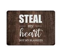 Steal My Heart Not My Blankets Metal Signs 10x14 Inch Customized Restaurants Garage Living Room Man Cave Decor Aluminum Tin Signs Wall Art Plaques for Office