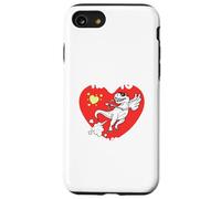 Stealing Hearts And Blasting Farts Funny Quote Kids Men Dino Case for iPhone SE (2020) / 7/8