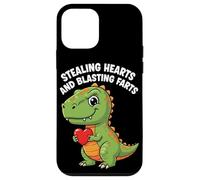 Stealing Hearts Blasting Farts Funny Toddler Dinosaur T-Rex Case for iPhone 12 mini