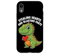 Stealing Hearts Blasting Farts Funny Toddler Dinosaur T-Rex Case for iPhone XR