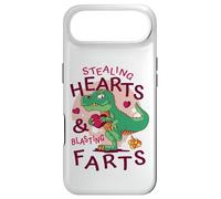 Stealing Hearts Blasting Farts Trex Funny Valentines Day Case for iPhone Air