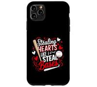 Stealing Hearts Like I Steal Bases Softball Baseball Batter Case for iPhone 11 Pro Max