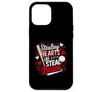 Stealing Hearts Like I Steal Bases Softball Baseball Batter Case for iPhone 12 Pro Max