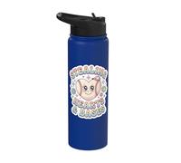 Stealing Hearts Like I Steal Bases, Softball Baseball Stainless Steel Insulated Water Bottle