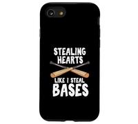 Stealing Hearts Like I Steal Bases - Softball Case for iPhone SE (2020) / 7/8