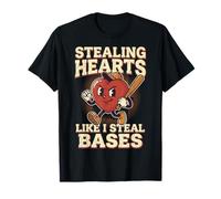 Stealing Hearts Like I Steal Bases T-Shirt