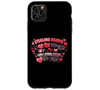 Stealing Hearts Like I Steal Pucks Valentines Day Hockey Case for iPhone 11 Pro Max