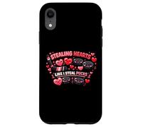 Stealing Hearts Like I Steal Pucks Valentines Day Hockey Case for iPhone XR
