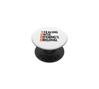 Stealing Until Funny Musician Songwriter AI Creative Gift PopSockets Adhesive PopGrip