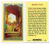 StealStreet Apostle's Creed Clear Holy Cards, 4.5 x 2.53 inch