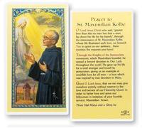 StealStreet Prayer to Saint Maximilian Kolbe Clear Holy Cards
