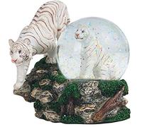 StealStreet SS-G-28052 Two White Tigers Snow Globe, 4.25"