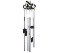 StealStreet SS-G-41353 Wind Chime Round Top Motorcycle Hanging Garden Decoration Windchime