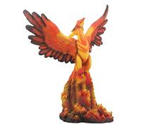StealStreet YTC Summit International Fiery Phoenix Rising Over Pit of Flames Figurine Statue Mythical Bird Fantasy