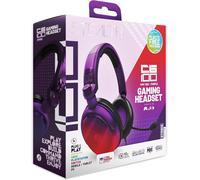 STEALTH C6-100 Gaming Headset STRIKE - Red & Purple, Multiplatform Compatible w