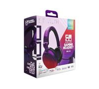 STEALTH C6-100 Gaming Headset STRIKE - Red & Purple, Multiplatform Compatible with Xbox, PS, Switch, PC, Mobile and Tablet