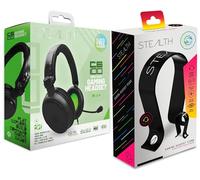 STEALTH C6-100 Green Headset and Stand Bundle