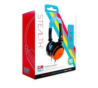 C6-50 Stereo Gaming Headset - Blue & Red, Multi-Platform Compatible with XBox One, Series S/X, PS4/5, Switch, PC, Mobile and Tablet, Foldable with