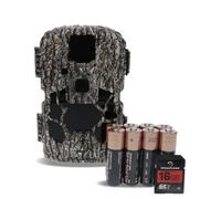 Stealth Cam Prevue 26 Hunting Weatherproof 26 MP & 720P Video Camo Trail Camera with 2.4" Color TFT Screen, 80ft Detection & IR Range - 8 AA Batteries, 16GB SD Card and Nylon Strap Included