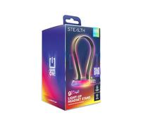 STEALTH Gaming Light Up Charging Headset Stand - Glow Black, USB Powered, Compatible with Most Headsets.