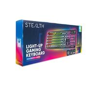 STEALTH Gaming Light Up Keyboard - with 104 Keys, Compatible with PC