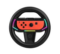Stealth Gaming Light Up Switch Racing Wheel Black