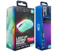 STEALTH Green LED Mouse and Pro XL Gaming Mat Bundle