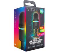 STEALTH Light-Up LED USB Streaming Microphone with Noice Cancelling Function