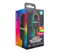 STEALTH Light-Up LED USB Streaming Microphone with Noice Cancelling Function