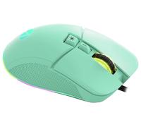 STEALTH Pastel Green LED Light-Up 7-Button Gaming Mouse - Comaptible with Gaming Consoles and PC