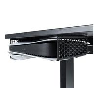 Stealth Mount for PlayStation 5 & for PS5 Pro, Under-Desk Console Mount with Ventilation Channels, Space-Saving Design (Original PS5/ PS5 Pro)