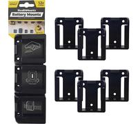 Stealth Mounts 6 Pack Battery Mounts for DeWalt 12V XR Batteries
