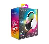 STEALTH PANTHER RGB LED Gaming Headset - White, Compatible with PS4/PS5, XBOX, Switch, PC with Flexible Mic, 3.5mm Jack, 1.5m Cable, Lightweight, Comfortable and Durable