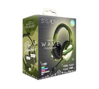 STEALTH PANTHER Wave - Forest Green Over Ear Gaming Headset Compatible with PS4/PS5, XBOX, Switch, PC with Flexible Mic, 3.5mm Jack, 1.5m Cable, Lightweight, Comfortable and Durable