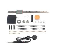 Stealth Press Kit Heat Set Insert Press Tool Soldering Iron Tip Thread Heat Insert Nut Embedded Kit M2-M8 for 3D Printing Parts(1set-UK Plug)