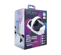 STEALTH Pro Adjustable Headstrap with Power Bank Supports and Enhances Balance While the 5200mAh Detachable Powerbank - Doubles your Quest 3 or 3S Session Time Between Charges.