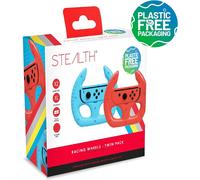 STEALTH Red Blue Joy-Con Racing Wheels Compatible with Nintendo Switch Twin Pa