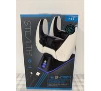 STEALTH SP-C100V Twin USB Charging Dock + Play & Charge Cable - Black