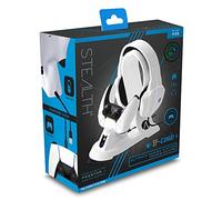Stealth SP-C260V Ultimate Charging Station for Playstation 5 Including Phantom Gaming Headset with Microphone and 40mm Speakers Fully Adjustable Reinforced Headband, Comfortable & Durable, White