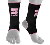 Stealth Sports Ankle Support |Durable Compression Ankle Support for MMA, Muay Thai, Kickboxing, and Gym Training | Flexible, Breathable, and Non-Slip Design for Maximum Stability (Pink, S/M)