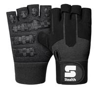 Stealth Sports Weight lifting Workout Gloves Men Women Non-Slip Gel Padded Grip Full Palm Protection for Pull ups Gym Training Fitness Weightlifting Bodybuilding Exercise Gloves,R7(S)