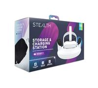 STEALTH Storage & Charge Station Compatible with Quest 3S Virtual Reality Headset and Touch Plus Controllers. Provides Full Charge in 2.5 hours.