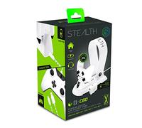 Stealth SX-C60 White Charging Station with Headset Stand for XBOX ONE Including Rechargeable Battery